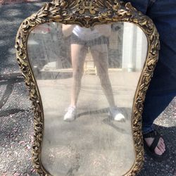 Two Matching Antique Mirrors 