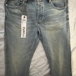 P001 purple jeans