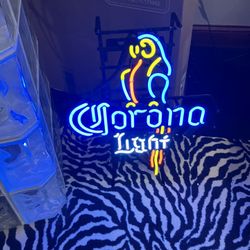 Corona Light Neon Parrot
