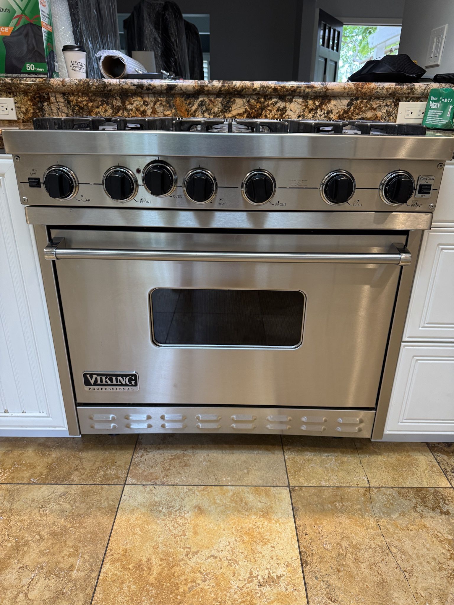 36’ VIKING RANGE/OVEN + HOOD