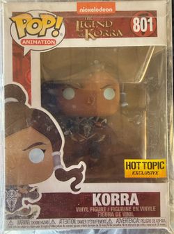 Funko POP! Animation Avatar The Last Airbender - Iroh #539  And Funko Pop The Legend of Korra : KORRA #801 Vinyl Special Exclusive