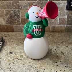 Hallmark Talking Snowman Cheerleader