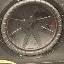 Kicker comp c 12” subwoofer