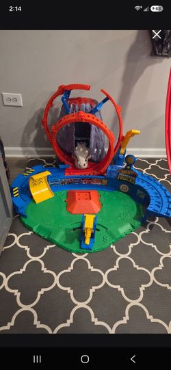 Hot Wheels Monster Trucks T. Rex Volcano Arena Track Playset