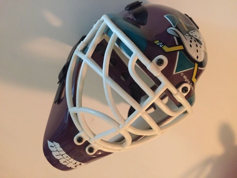 Mighty Ducks Anaheim Mini Goalie Helmet Disney for Sale in Riverside, CA -  OfferUp
