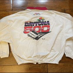 Vintage 2/18/1996 38th Daytona 500 Windbreaker Jacket Mens Size X Large NASCAR
