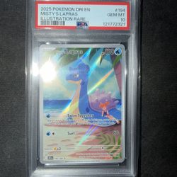 Pokemon Misty’s Lapras Destined Rivals Illustration Rare PSA 10