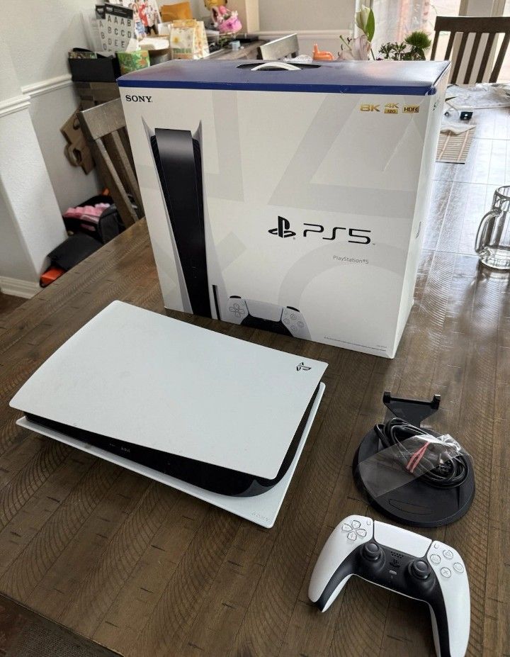 Sony PlayStation 5 Disc Edition New PS5 Working Console, Controller, Headset