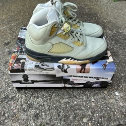 Used Jordan 5 “Jade Horizon”