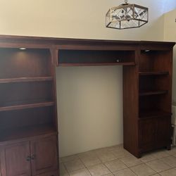 Dark Wood Entertainment Center