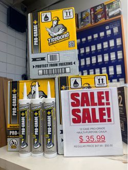 Caulking Pro Grade + white