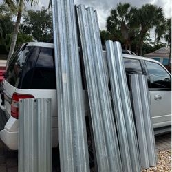 Galvanized Steel Hurricane Panel lot of 41 pieces various sizes