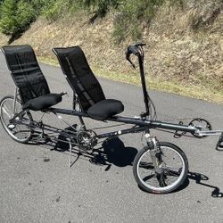 Tandem Bike- Recumbent
