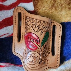 Knife Holder Goes On Belt
