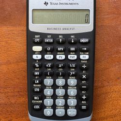 Texas Instruments Business Analyst Calculator 