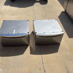 Washer And Dryer Pedi Stool Drawers 