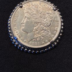 1881 Morgan Silver Dollar Necklace 