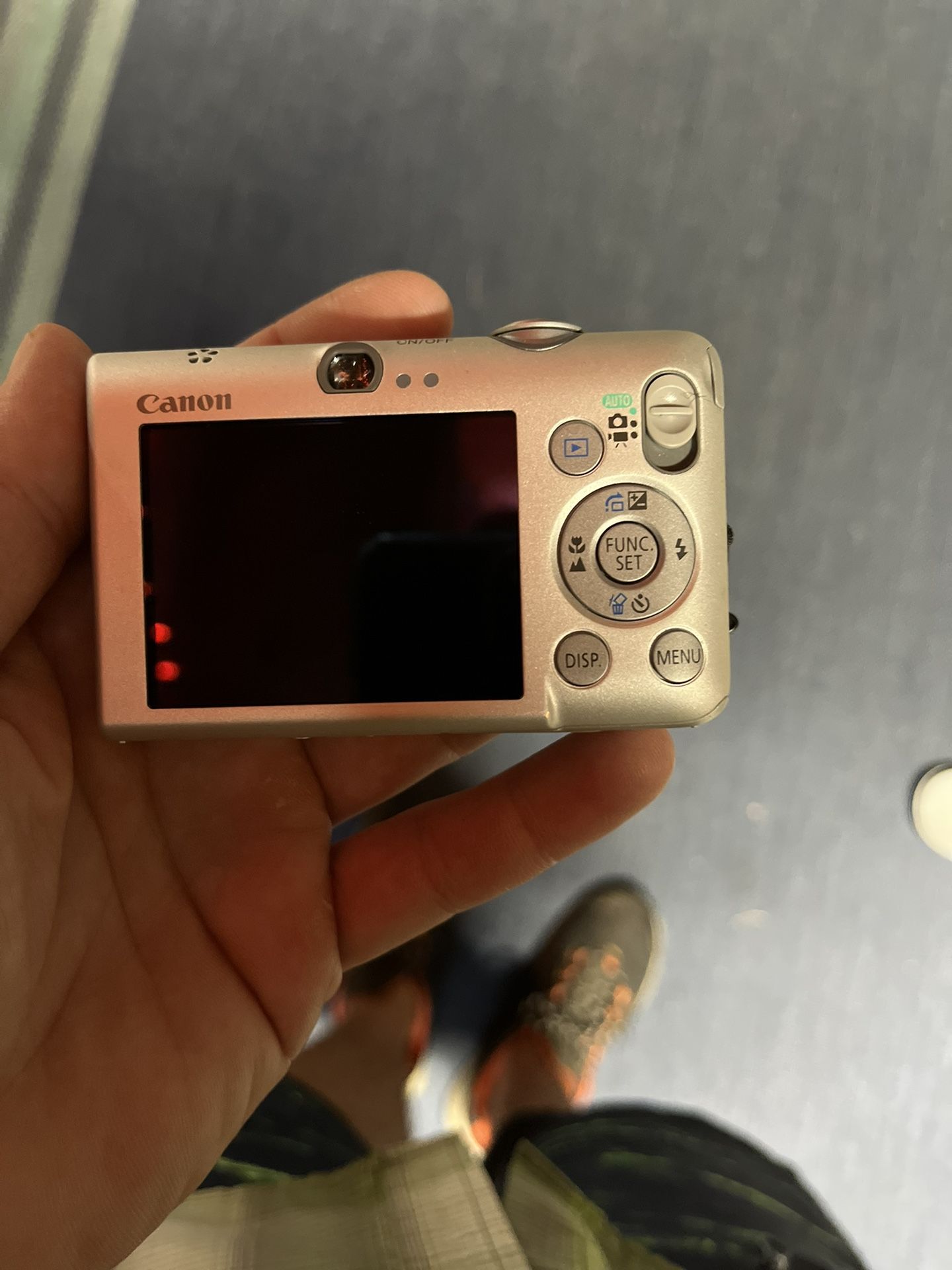 Gently Used Canon Digital Camera, PowerShot SD1200 IS, Silver, 10