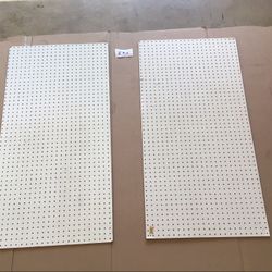 2 Pegboards 2’x4’