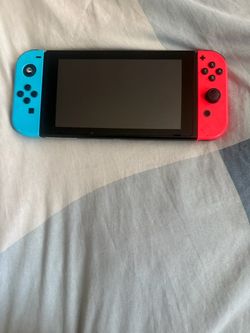 Nintendo Switch Neon Blue and Red