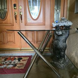 Modern Glass Metal Table