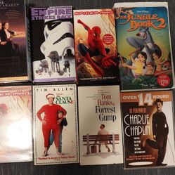 Vhs Tapes And PC Game 