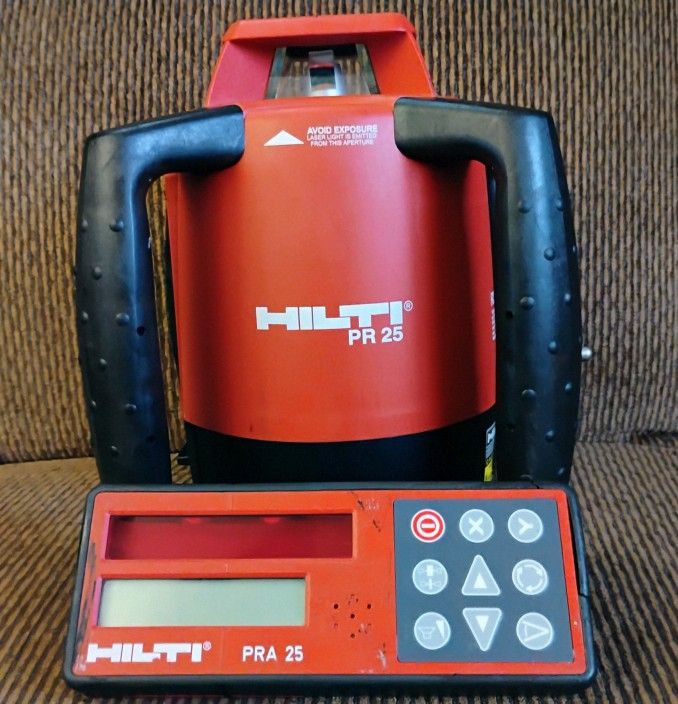 HILTI PR25 LEVEL & HILTI PRA25 RECEIVER