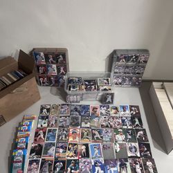 +12,000 HUGE BASEBALL CARD LOT – 1980s to Present – ROOKIES, STARS, HOF And More!