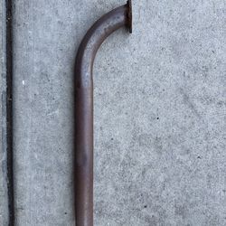 Mini bike exhaust pipe