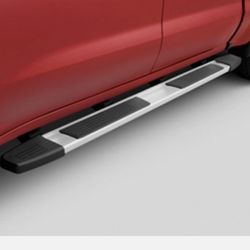 GM Silverado Sierra Crew Cab 6" Rectangular Chrome Assist Steps Fits 2019-2025 OEM
