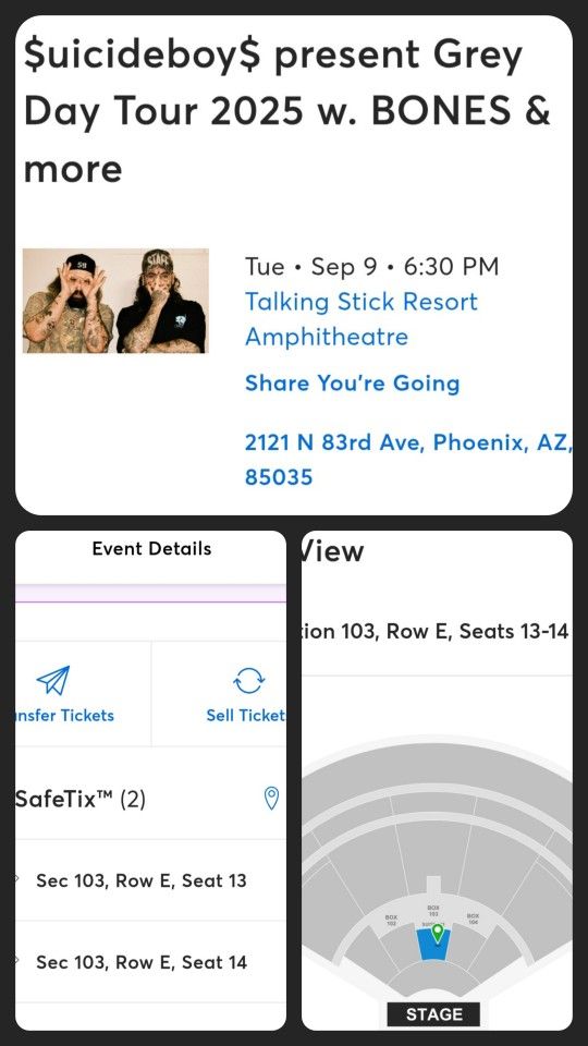 $uicideboy$ Tickets 2025
