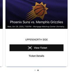 Phoenix Suns vs. Memphis Grizzlies