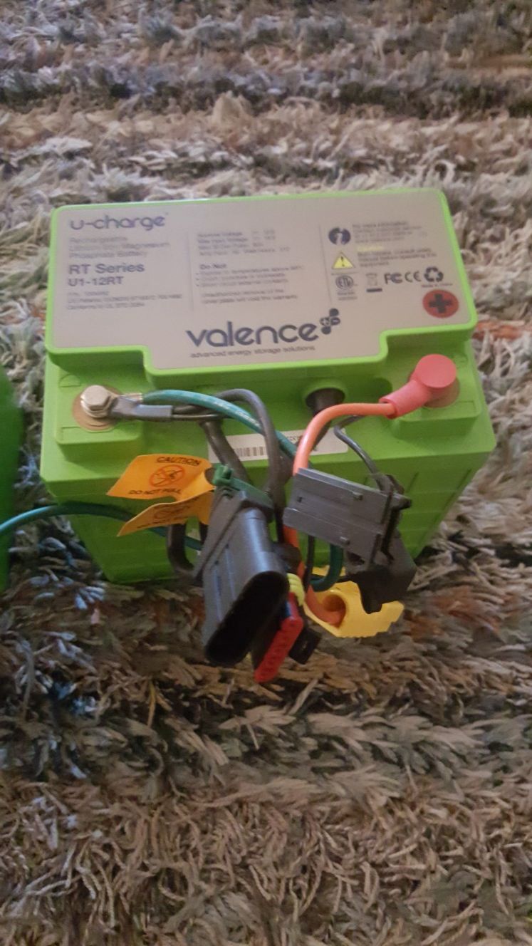 Valence U-charge plug n play 12v batteries