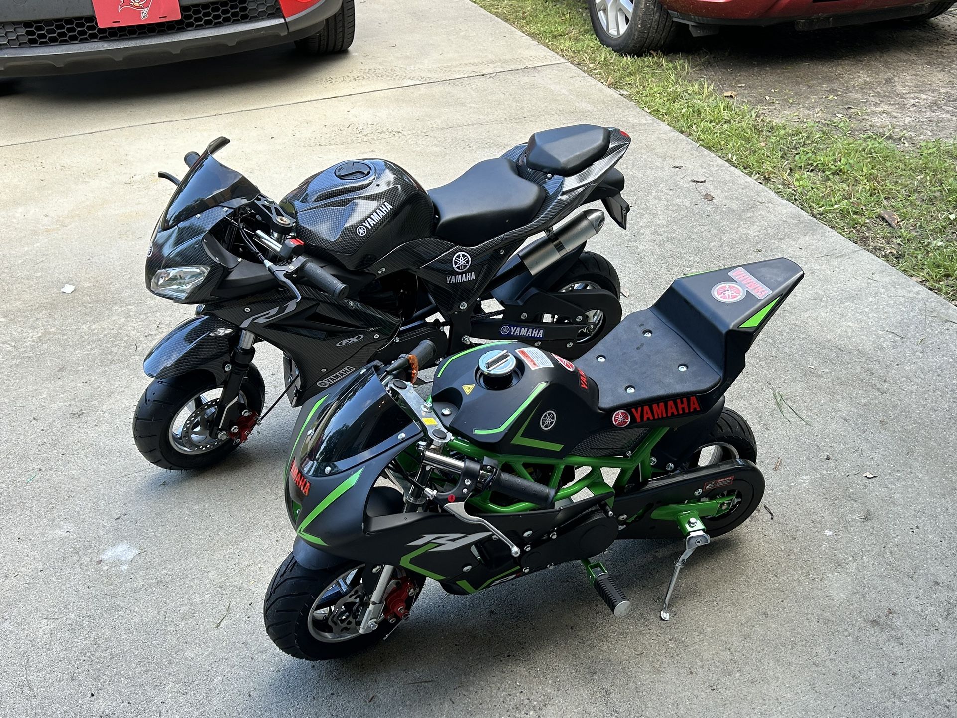 2 Brand New Pocket Mini Bikes For Sale