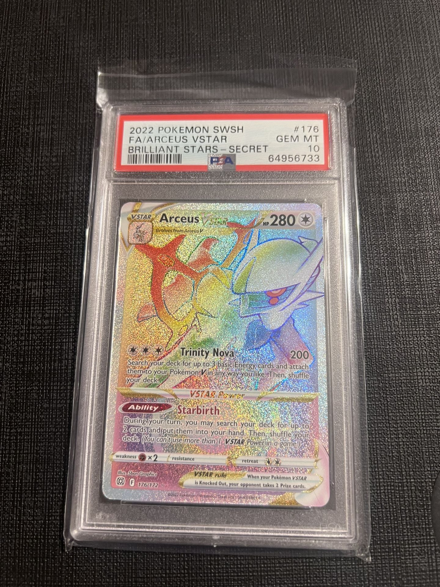 PSA 10 Arceus Vstar 