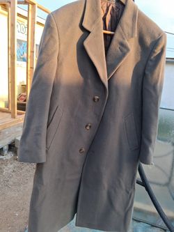 Men's Cashmere Lined Coat  $70