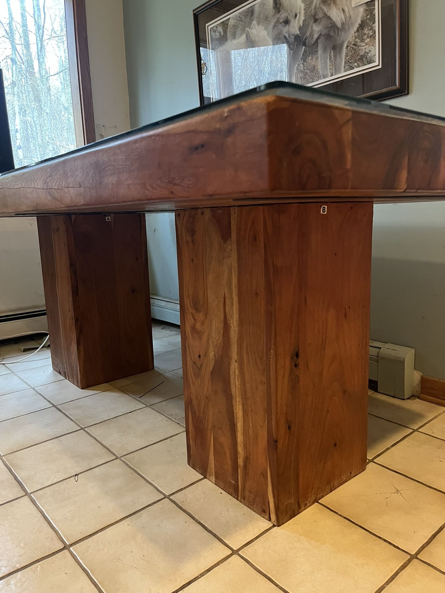 Mortise & Tenon Solid Wood Dining Table 