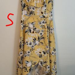 Yellow Flower Dress 
