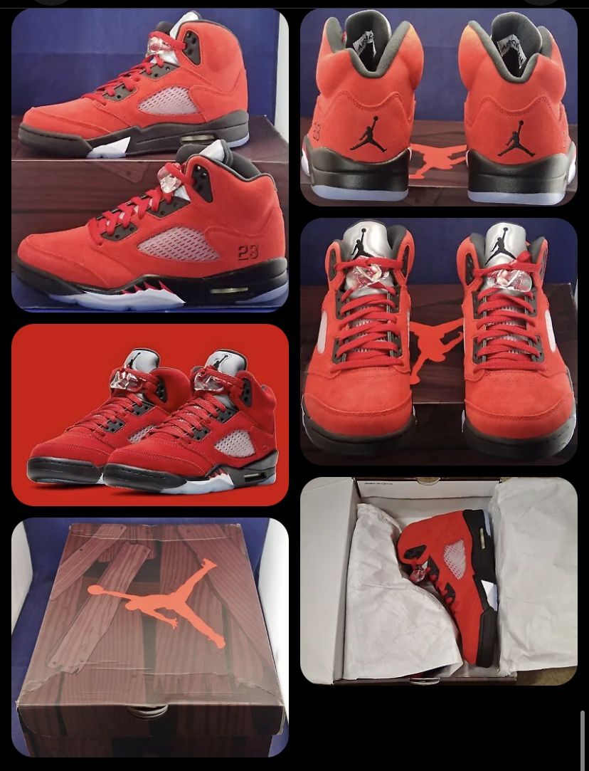 2021 Nike Air Jordan 5 V Retro Raging Bull Toro Bravo SZ 11