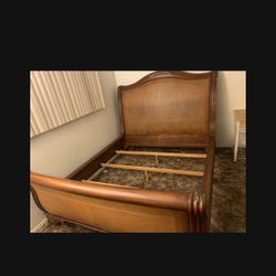 California King Bed Heavy Duty Leather Boards
