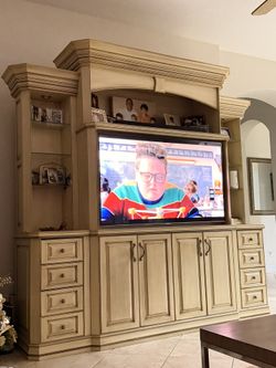 65 Inch TV and TV Unit 