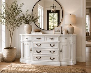 Solid Wood French Country Sideboard/Console