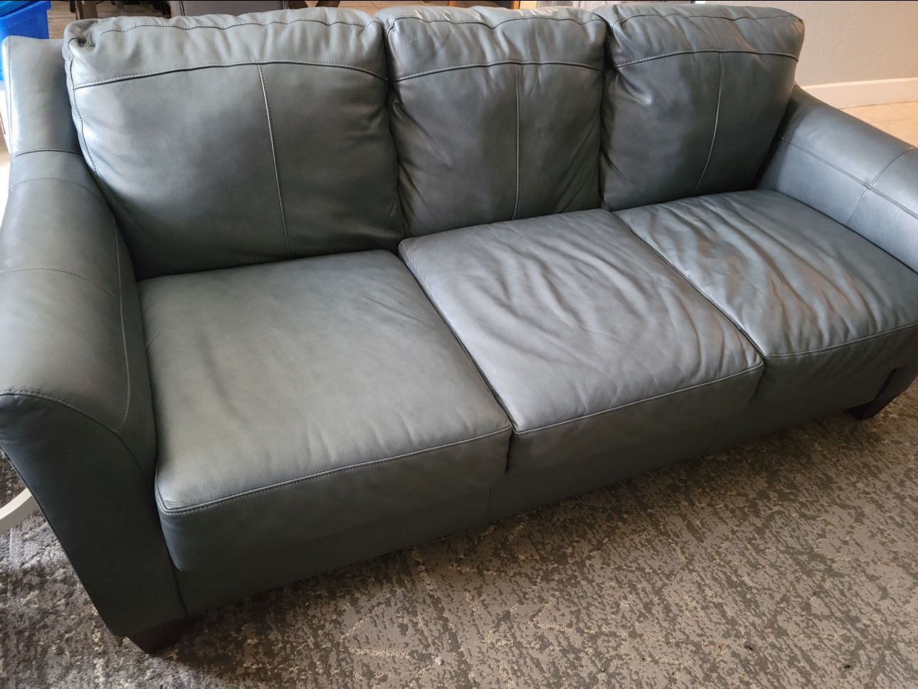 2pc Leather Couch Set
