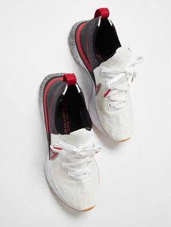 Nike React Infinity Run Flyknit - White Black Red - Size [8] - Like New