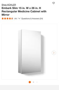 Bathroom med cabinet