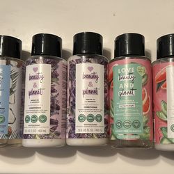 5 Love And planet Shampoos And Conditioners $15