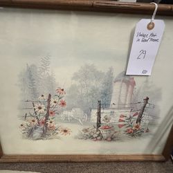Vintage Framed Print