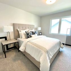 Queen, King Bed Frame Color Options 💥$39 Down Payment with Financing ⭐ 90 Days same as cash