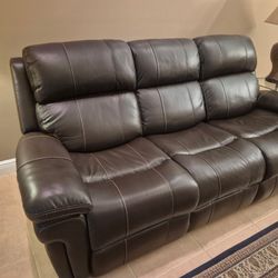 Couch - Reclining Leather
