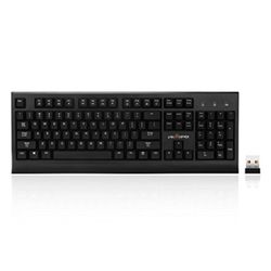 VELOCIFIRE VM01 Mechanical Gaming Keyboard with Brown Switches LED Illuminated Backlit Anti-Ghosting Keys (Black)